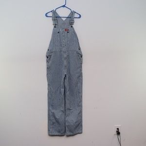 Dickies Overall, 30 x 32  Blue White Striped